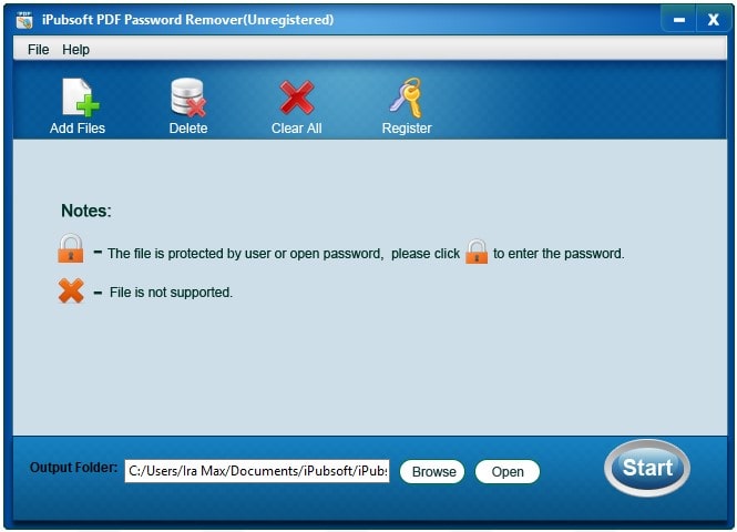 ipubsoft pdf password remover