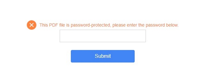 password required
