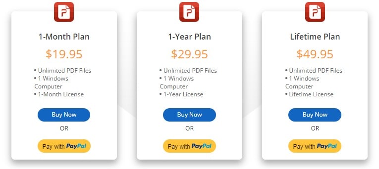 select plan passper for pdf