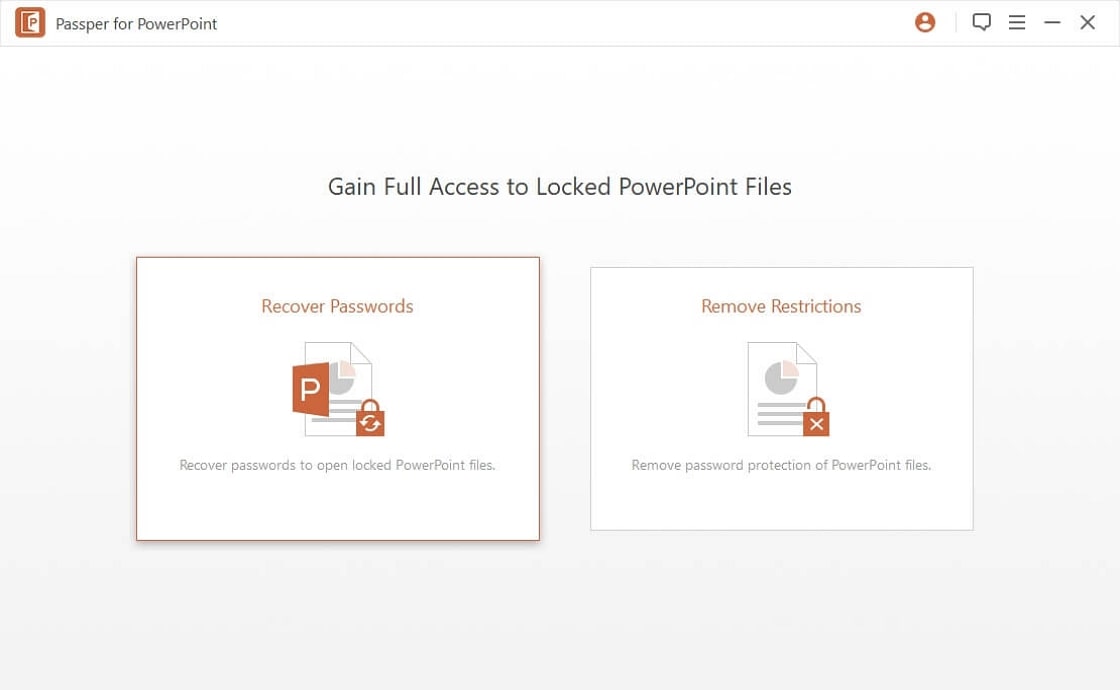 passper powerpoint password recovery