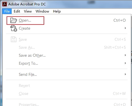 adobe open pdf file