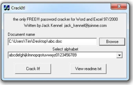 free word and excel password recovery wizard license key