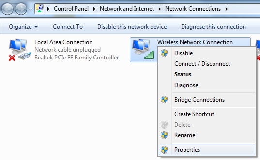 disconnect pc from internet