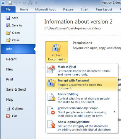 how to edit a protected word document without password