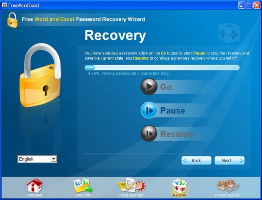 excel password recovery wizard