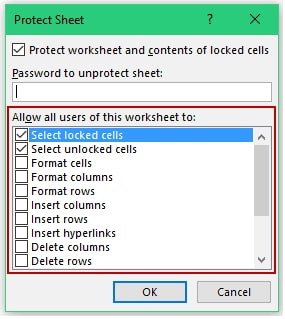 sheet password