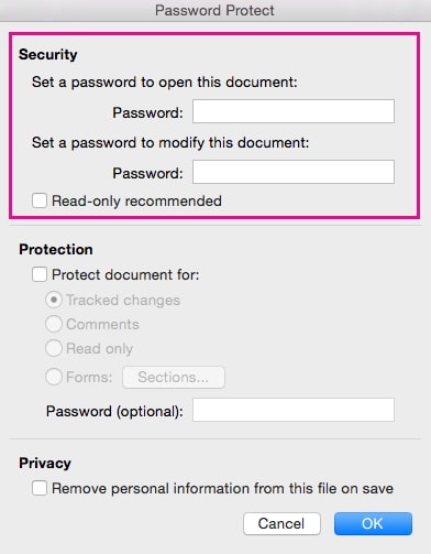 Microsoft office password recovery for mac