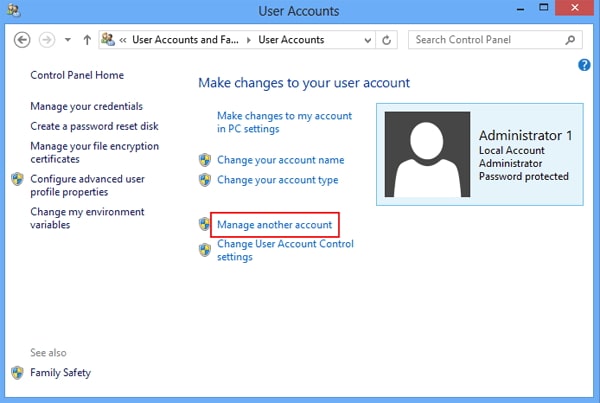 manage another account