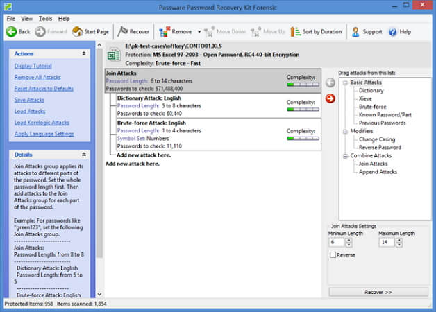 passware excel key