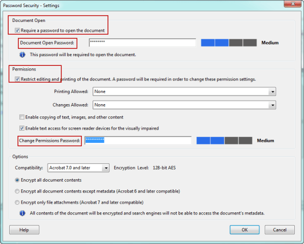 adobe document password recovery