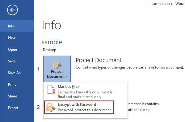 how to protect document in word so that it cannot be edited