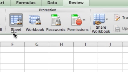 protect workbook mac