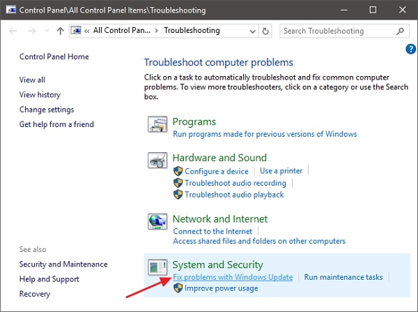 windows-update-troubleshoot-step-2