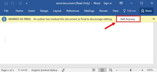 how to edit in word document