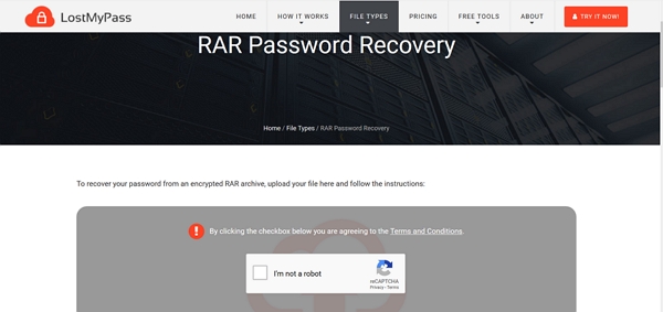 dictonary attack doesnt work on rar password unlocker