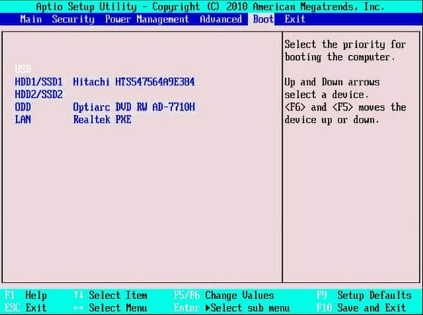 toshiba bios