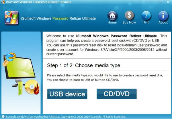 isumsoft windows password refixer