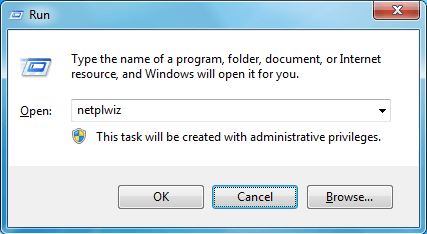 netplwiz