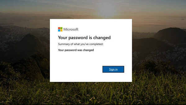 changed microsoft account password online but device is offline.