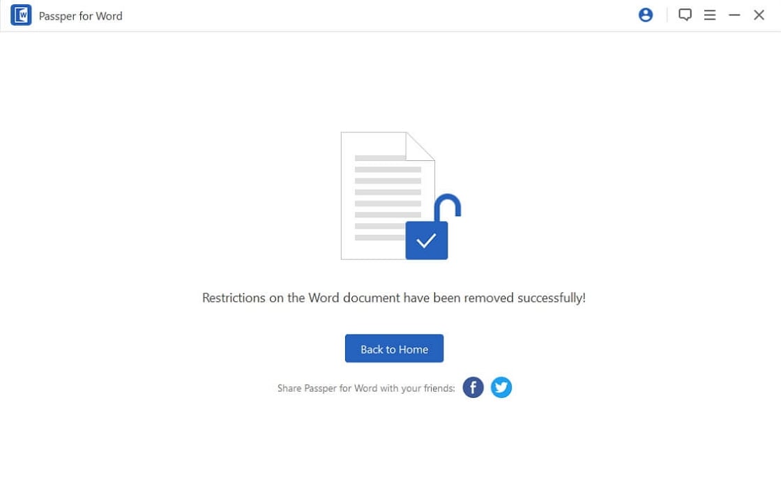 unlock selection in word