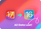 Все данные теряются после перехода на iOS 17