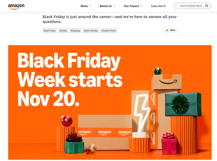 amazon Черная Пятница