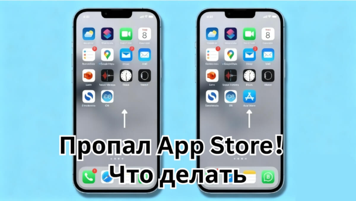 Пропал App Store на iPhone? Что делать