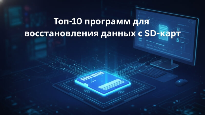 Топ-10 программ для восстановления данных SD-карты: Рейтинг 2025 года