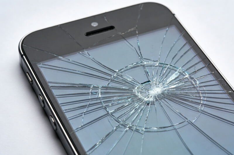 экран телефона разбит