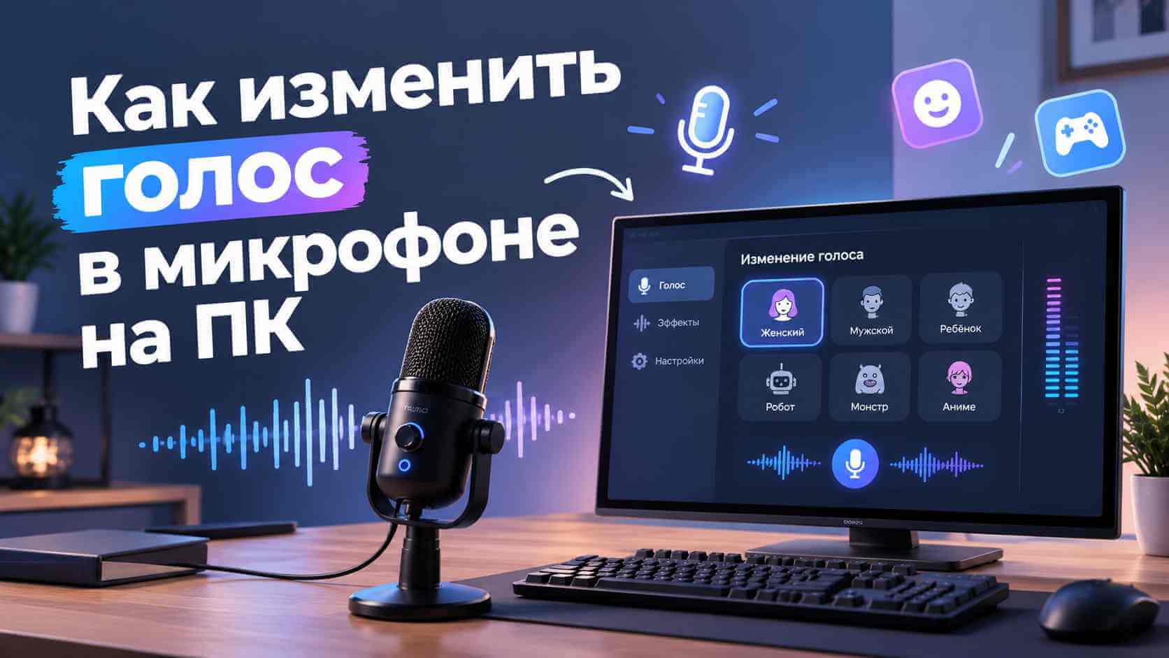 MagicMic — изменение голоса в микрофоне на ПК