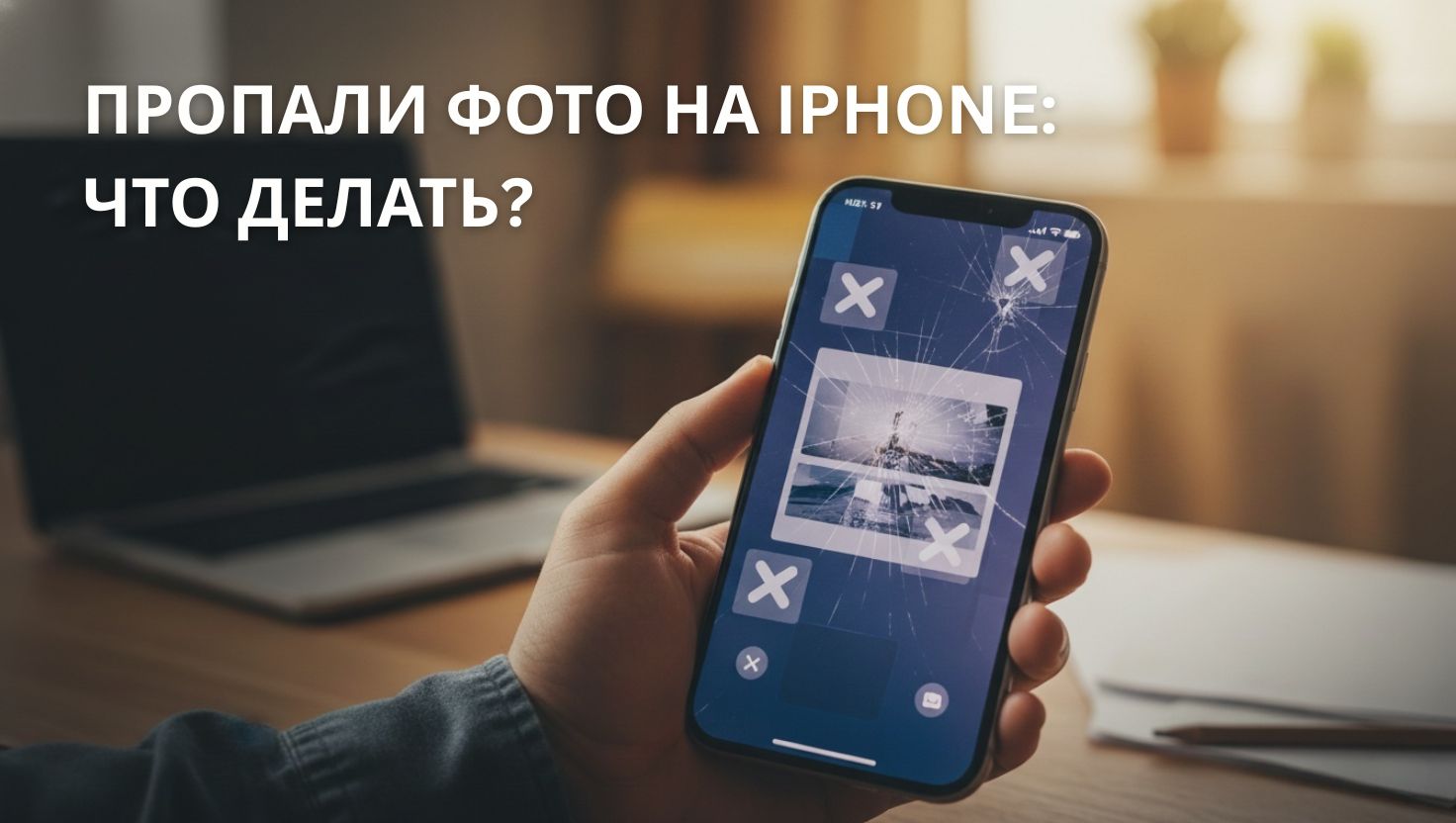 пропали фото на iPhone что делать