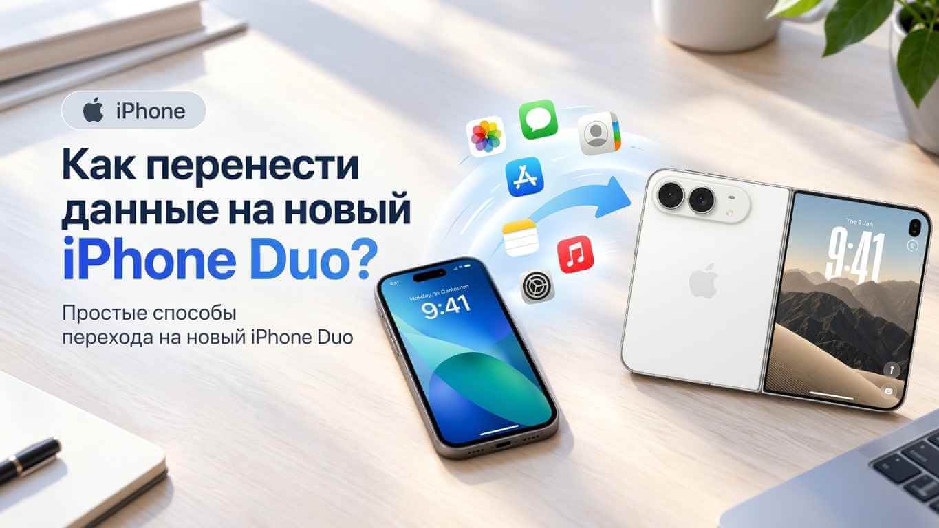 Как перенести данные на iPhone 18 Pro и iPhone Duo