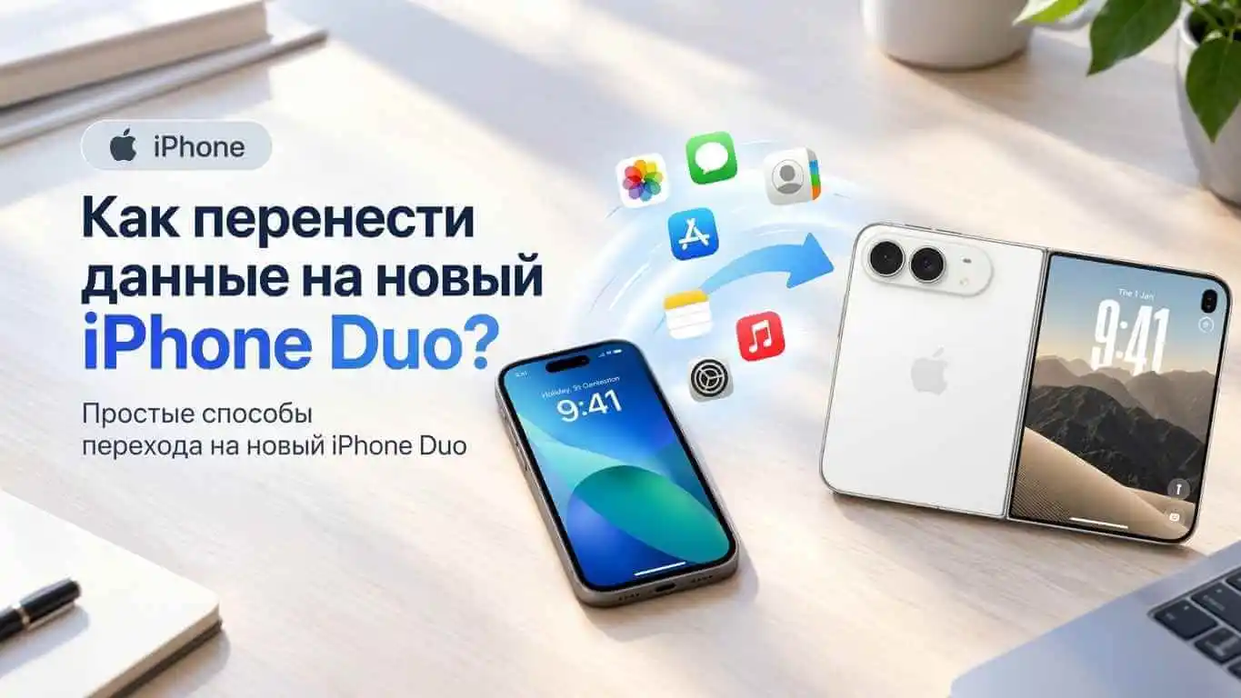 Как перенести данные на iPhone 18 Pro и iPhone Duo: инструкция 2026