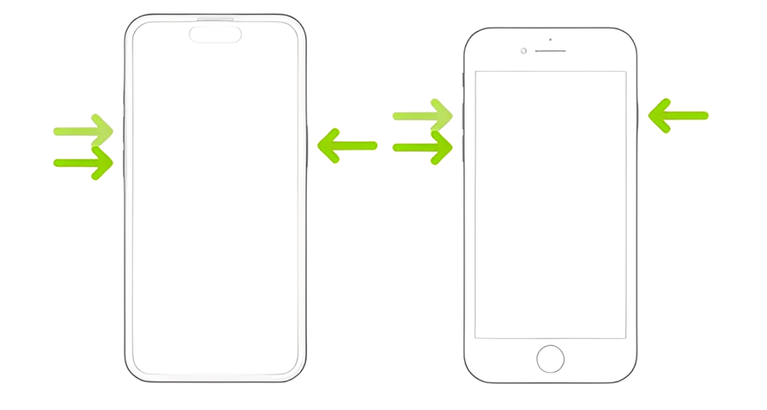 перезагрузка iPhone