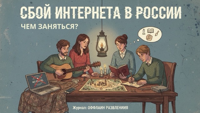 Сбой интернета в России: Что делать и чем заняться, когда сеть «легла»?