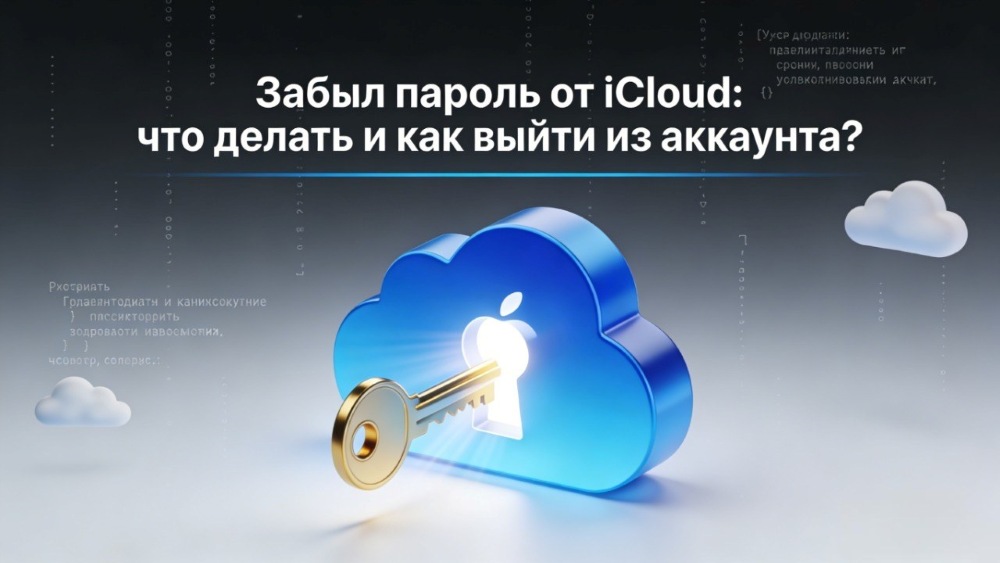 как выйти из icloud