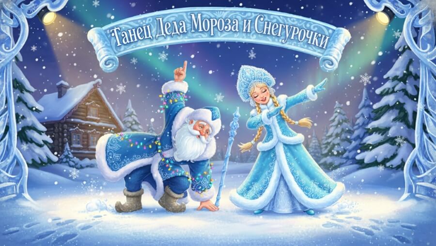  танец деда мороза и снегурочки