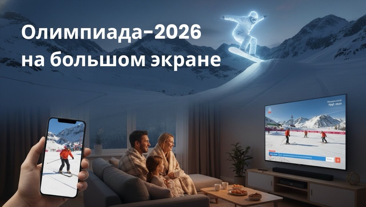 Олимпиада на большом экране: как превратить любую комнату в фан-зону