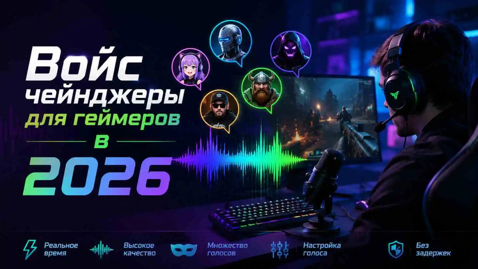 Войс чейнджеры для геймеров: как выбрать в 2026