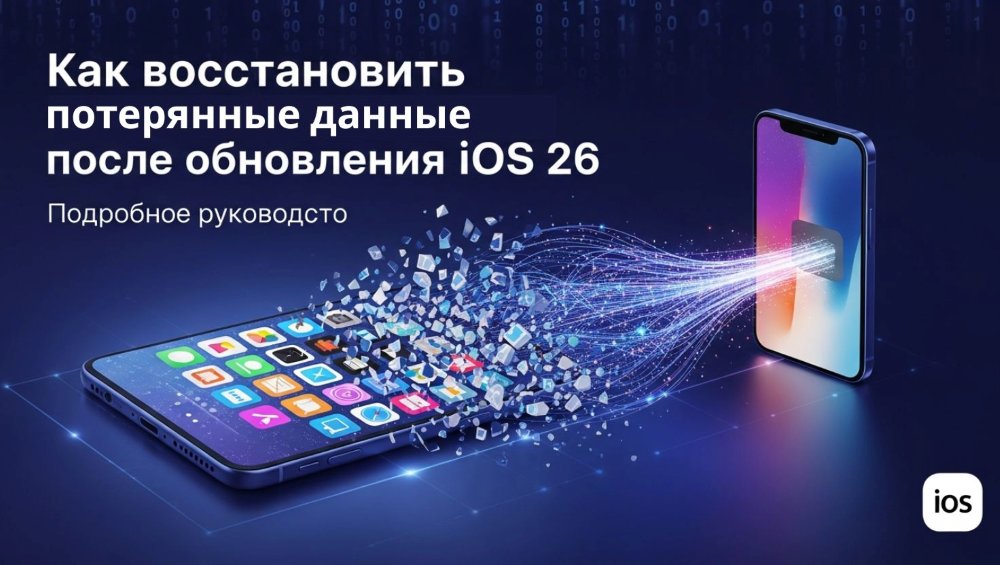 Как восстановить потерянные данные после обновления iOS 26