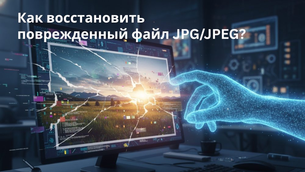 как восстановить поврежденный файл jpg