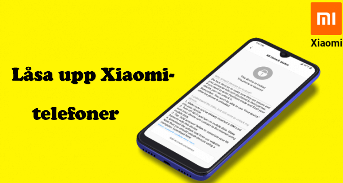 låsa upp Xiaomi-telefoner