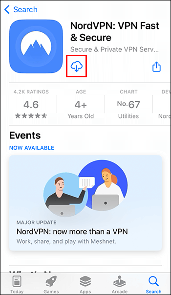 ladda ner nordvpn ios