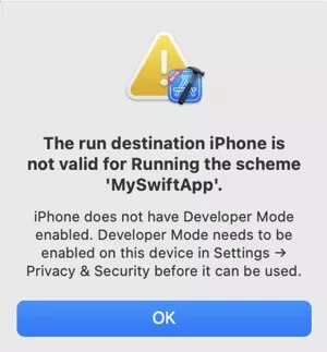 aktivera utvecklarläget på iOS 17