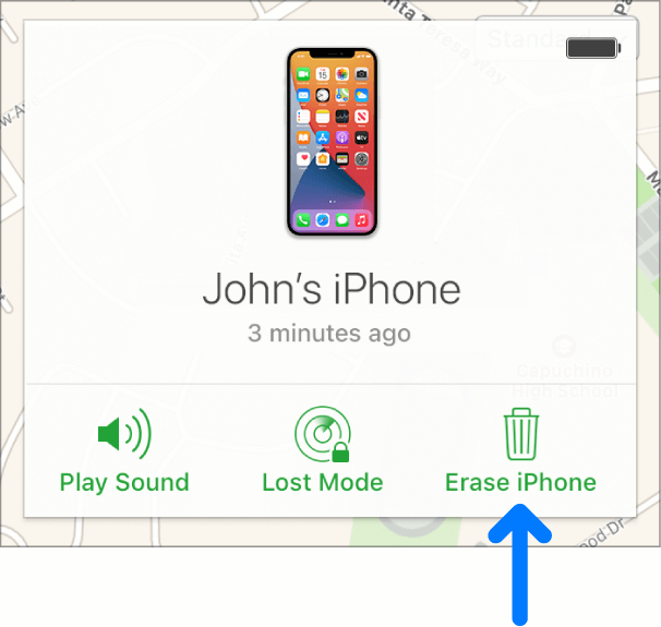 réparer iPhone désactivé sans iTunes