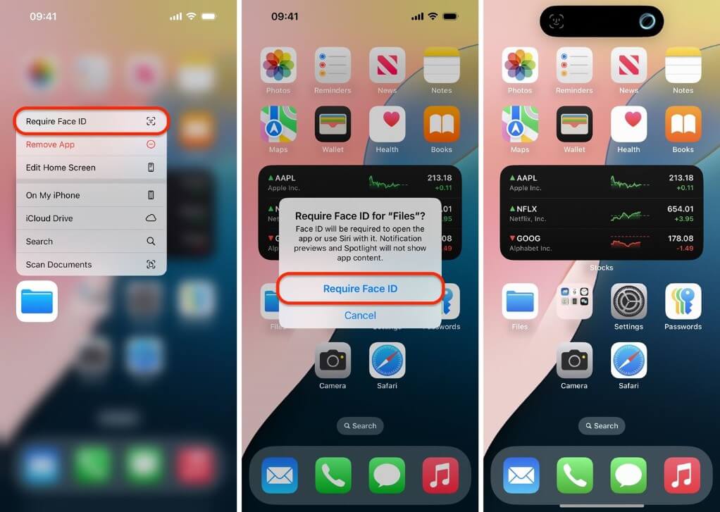 Dölj appar på iPhone i iOS 18