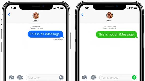 iMessages och SMS