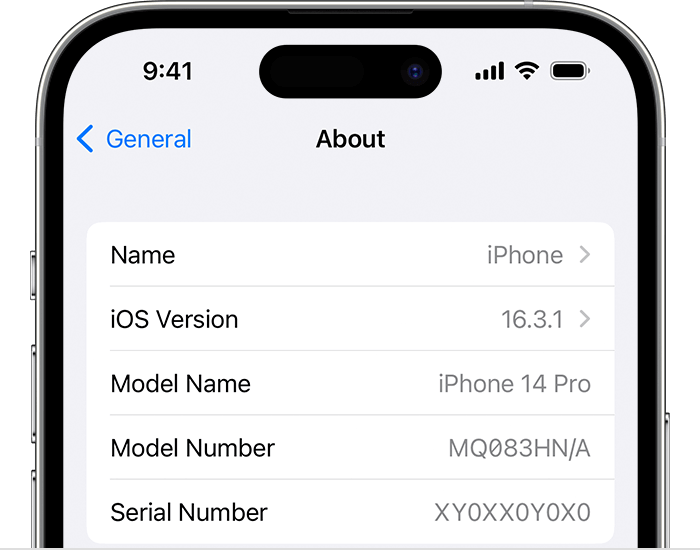 kontrollera iPhones serienummer