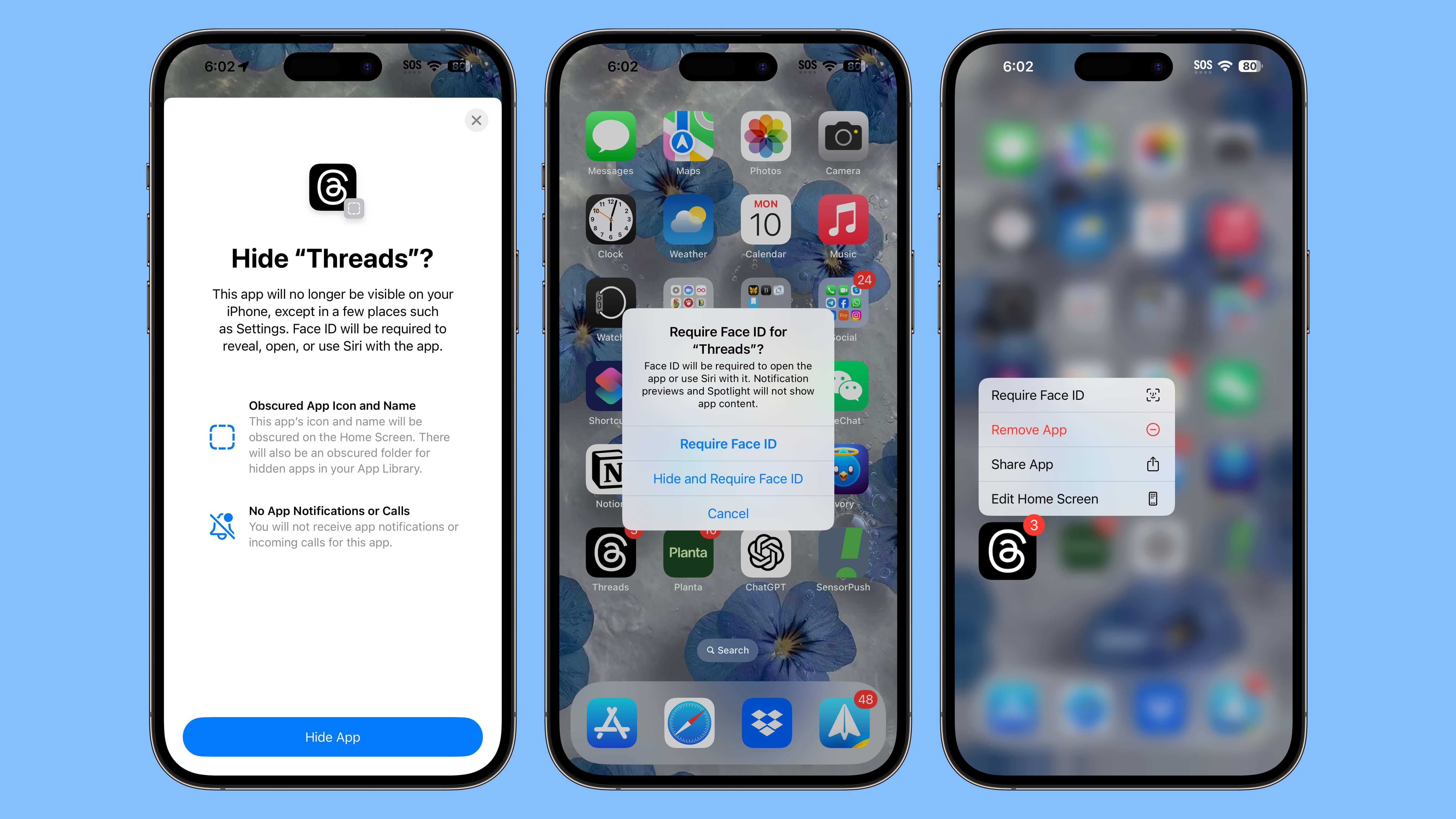 app för face id lock