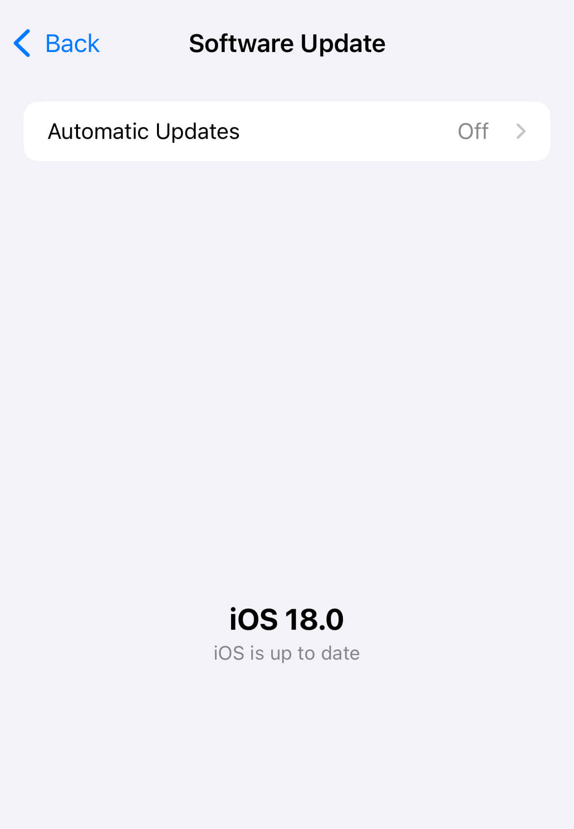 iOS 18 nedladdningsuppdatering